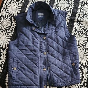 Biding Sport Women's Quilted Navy Vest